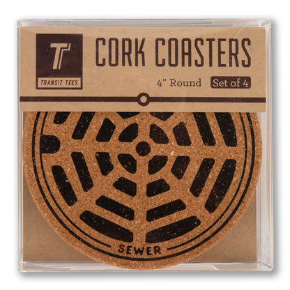Chicago Manhole Covers | Coaster Four Pack