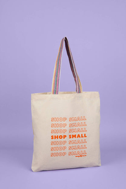 Shop Small Recycled Cotton Tote Bag